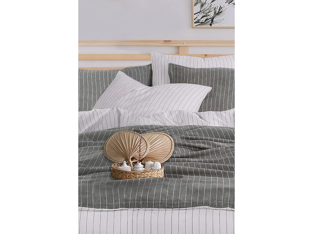 Jogo de cama para 2 pessoas 1 capa de edredão 200x200 cm+2 Fronhas 65x65 cm algodão