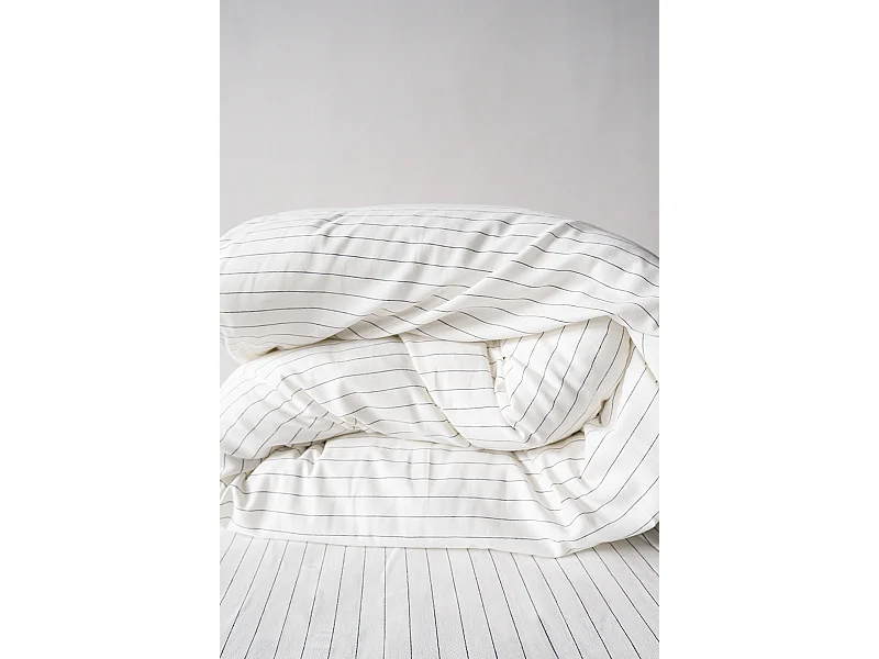 Parure de lit 2 personnes 200x200 cm coton tisse-teint