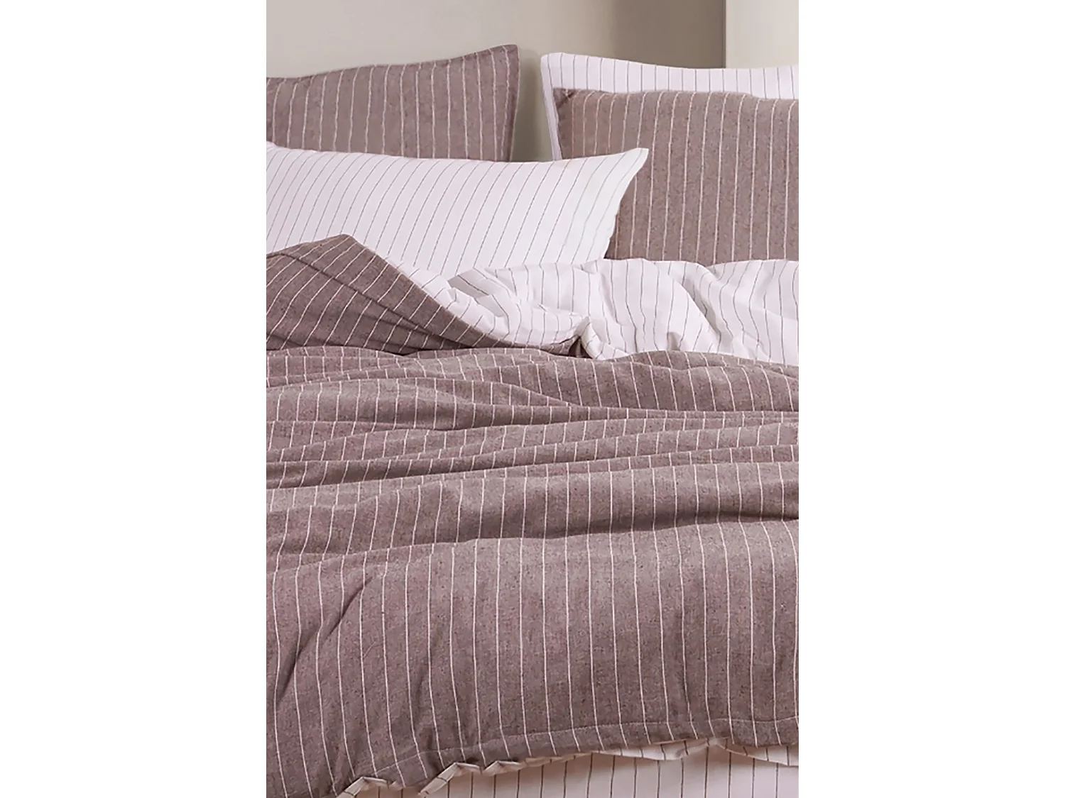 Parure de lit 2 personnes 200x200 cm coton tisse-teint