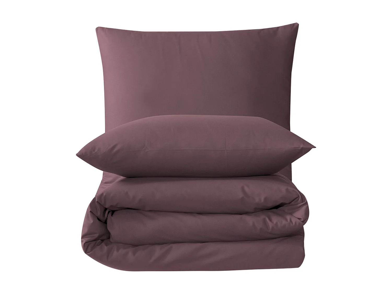 Parure de lit  2 personnes  200x200 cm coton uni