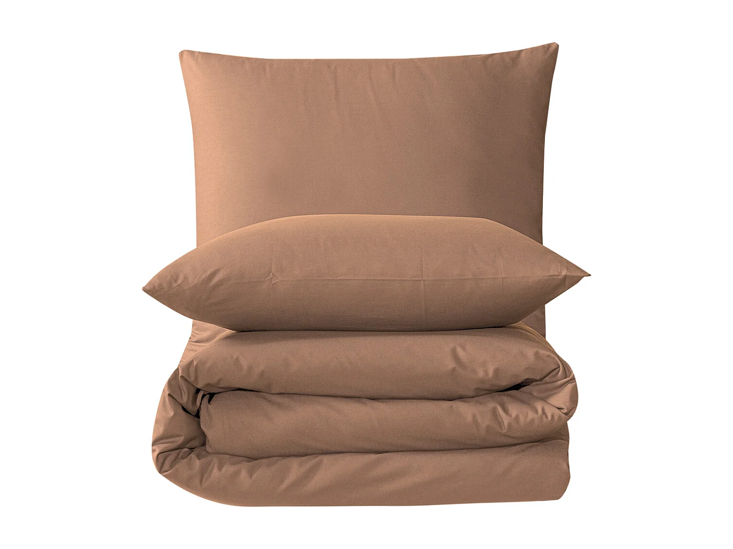 Parure de lit  2 personnes  240x220 cm coton uni