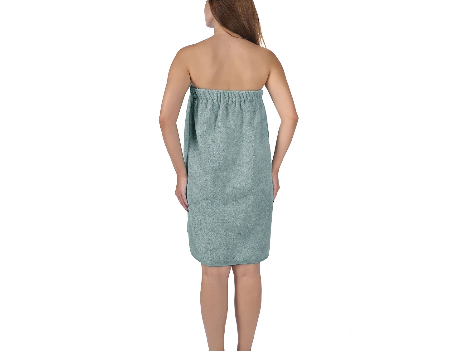 Conjunto de pareô e toalha de cabelo