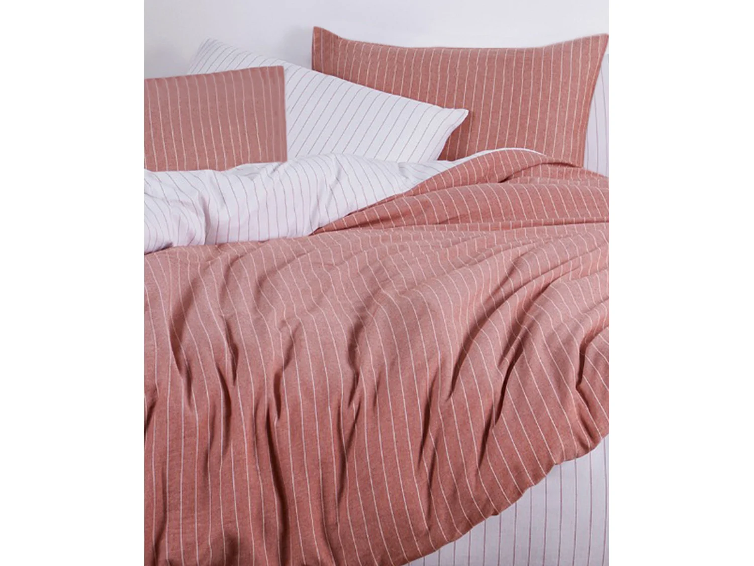 Bettwäschegarnitur 1 Bettbezug 240x220 cm+2 Kopfkissenbez 65x65 cm