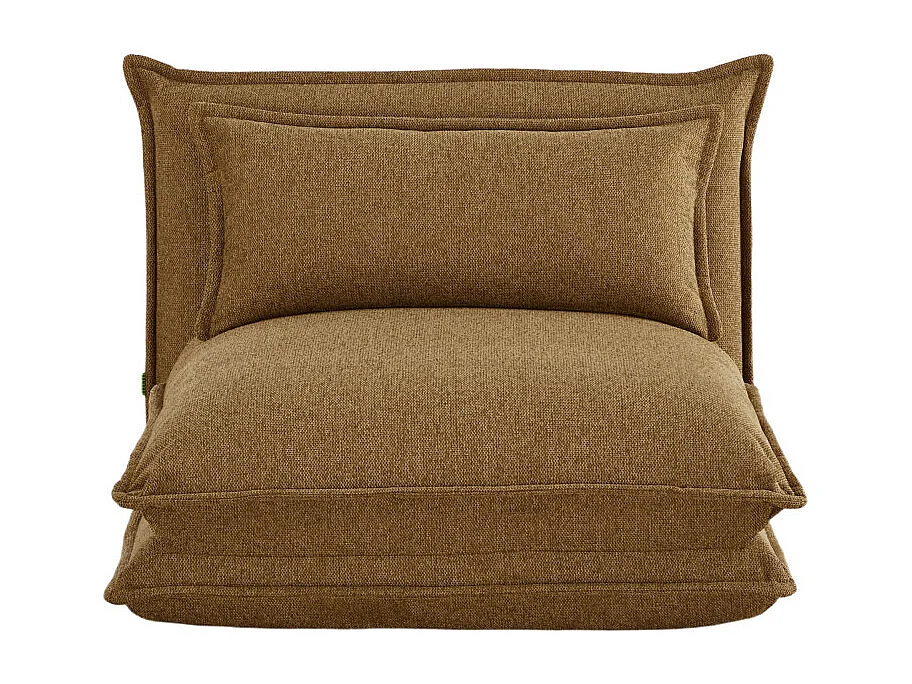 Nala - Chauffeuse convertible 1 place en tissu - Bronze