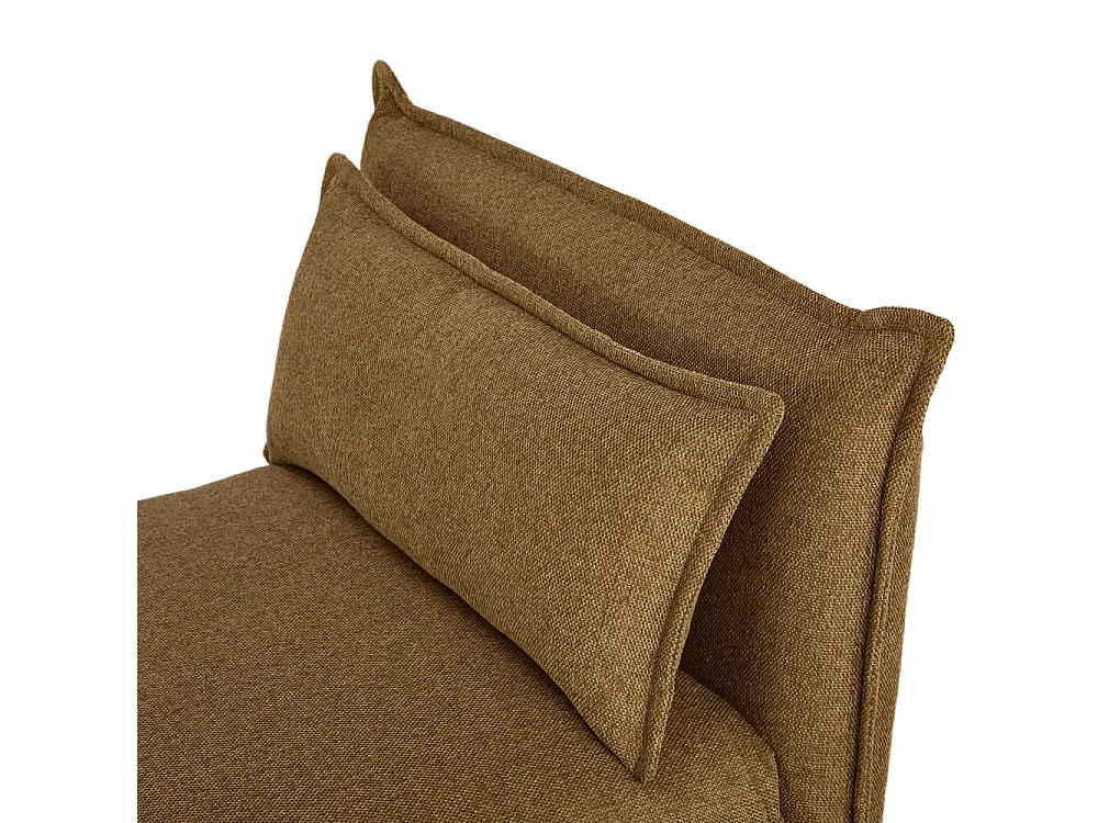 Nala - Chauffeuse convertible 1 place en tissu - Bronze