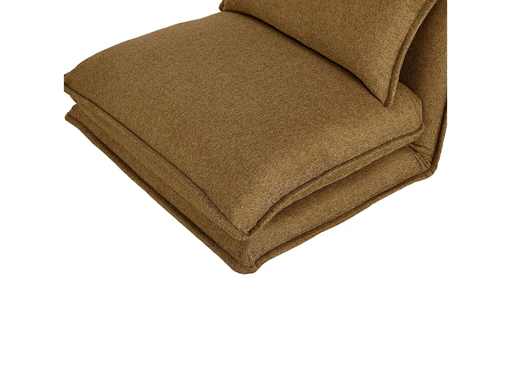 Nala - Chauffeuse convertible 1 place en tissu - Bronze
