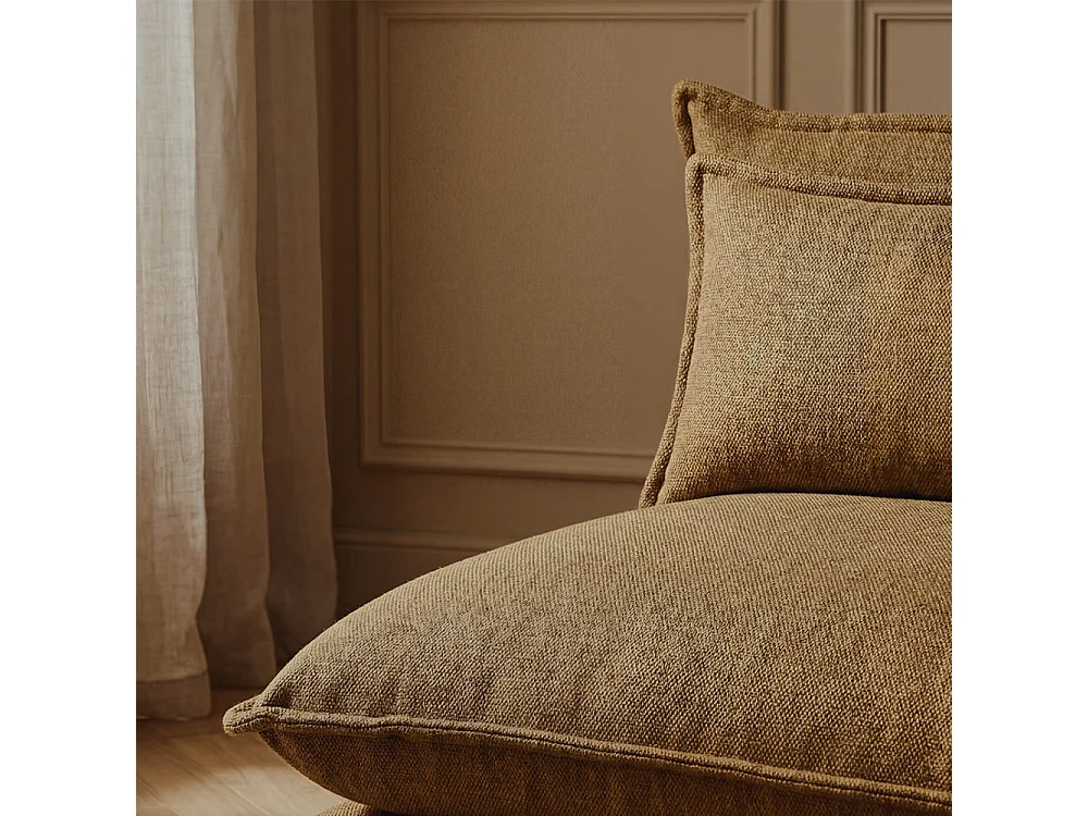 Nala - Chauffeuse convertible 1 place en tissu - Bronze