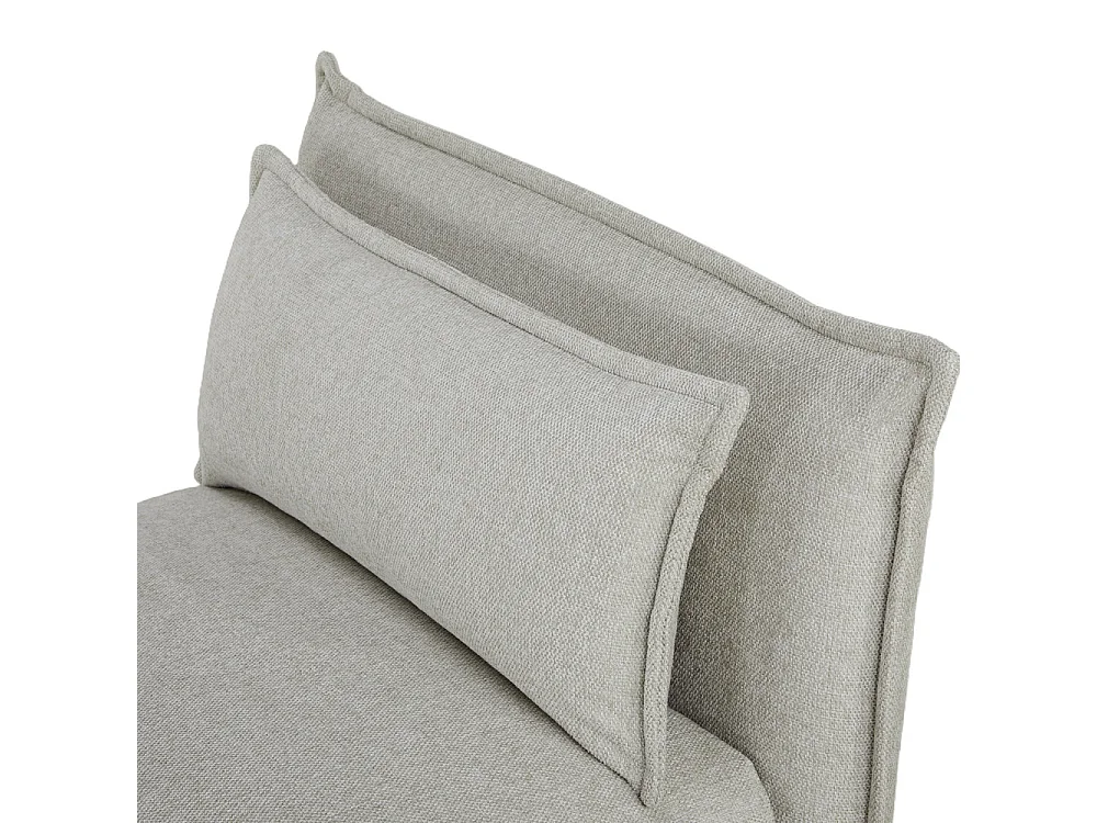 Nala - Chauffeuse convertible 1 place en tissu - Beige