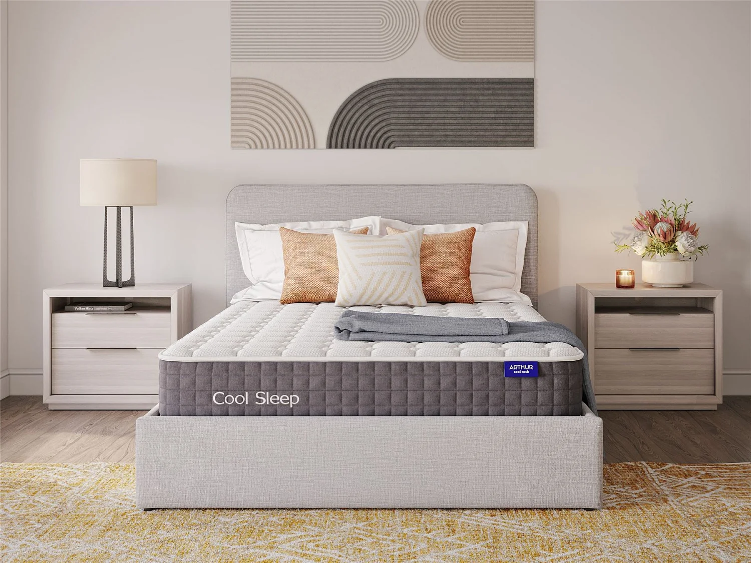 Arthur Sleep Cool Rock Extra Firm Mattress - Double
