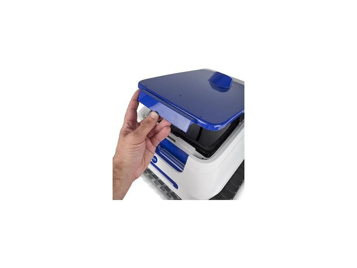 Robot de piscine automatique GRE ER 230 pour fond, parois et ligne d'eau, blanc