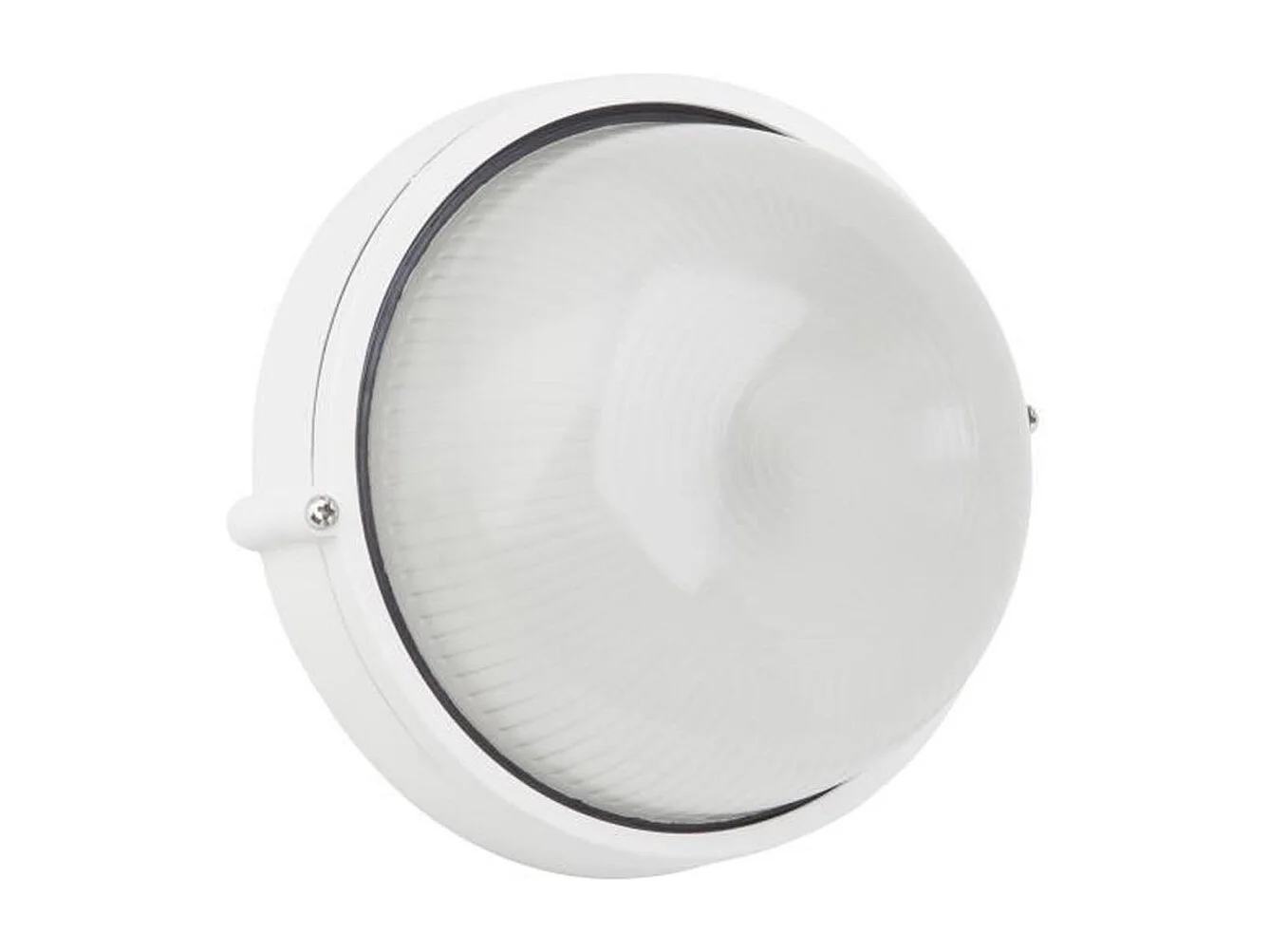 Buitenwandlamp BRILLIANT Silvester wit van metaal en glas, E27 max 60W, IP44, klassiek design