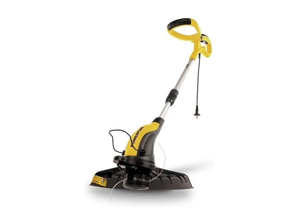 Coupe-bordures électrique POWERPLUS POWXG30033 500 W, tête pivotante, manche télescopique jaune et noir