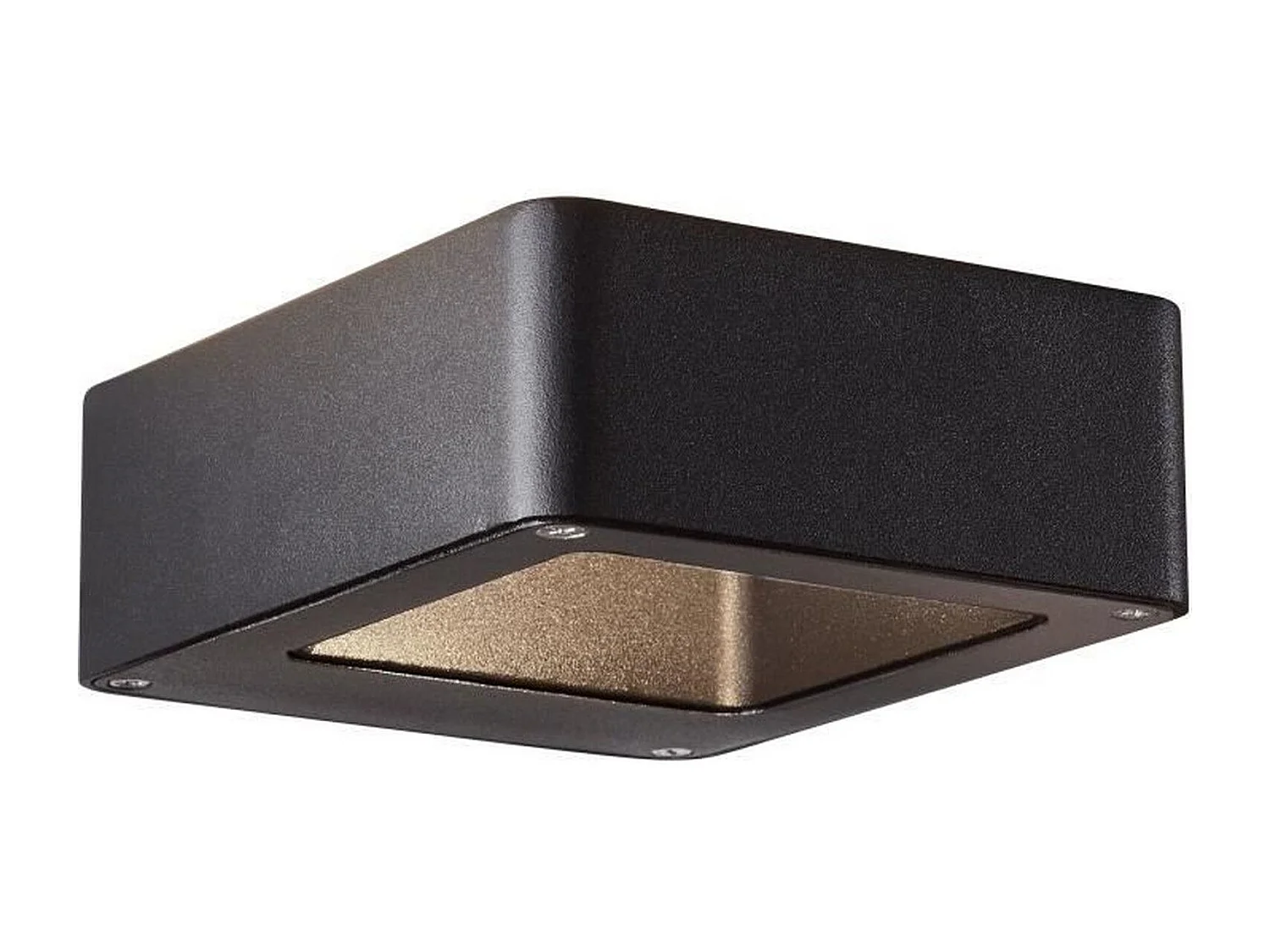 Aplique LED exterior de 7 W, 660 lm, 3000 K - Negro