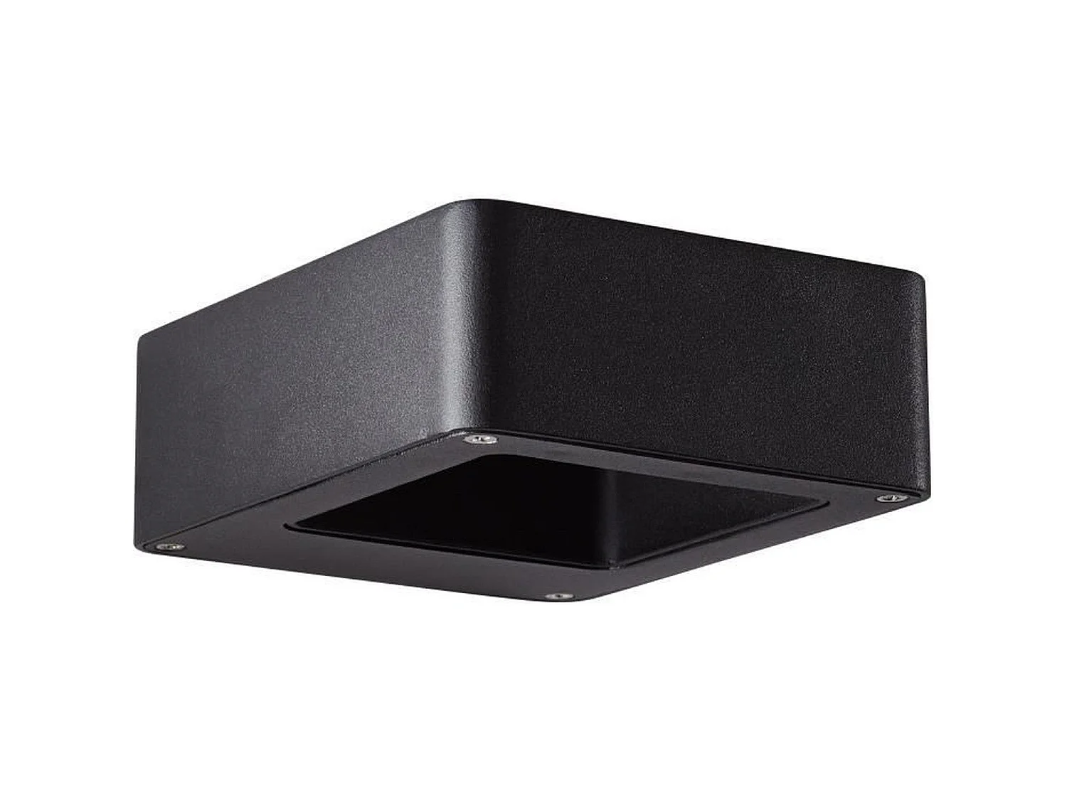 Aplique LED exterior de 7 W, 660 lm, 3000 K - Negro