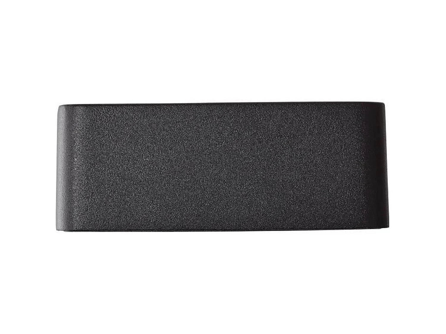 Aplique LED exterior de 7 W, 660 lm, 3000 K - Negro