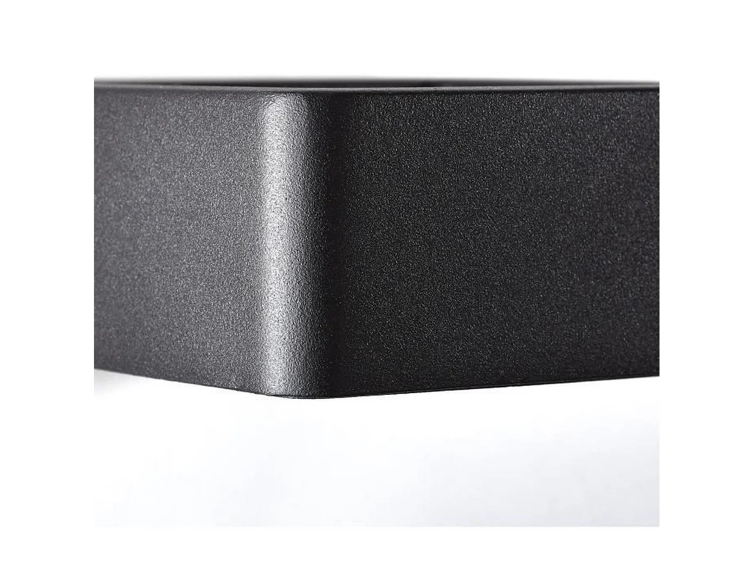 Aplique LED exterior de 7 W, 660 lm, 3000 K - Negro