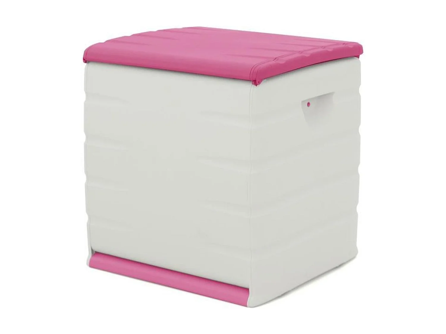 Coffre de rangement extérieur PLASTIKEN Space Saver verrouillable à roulettes 190 L fuchsia