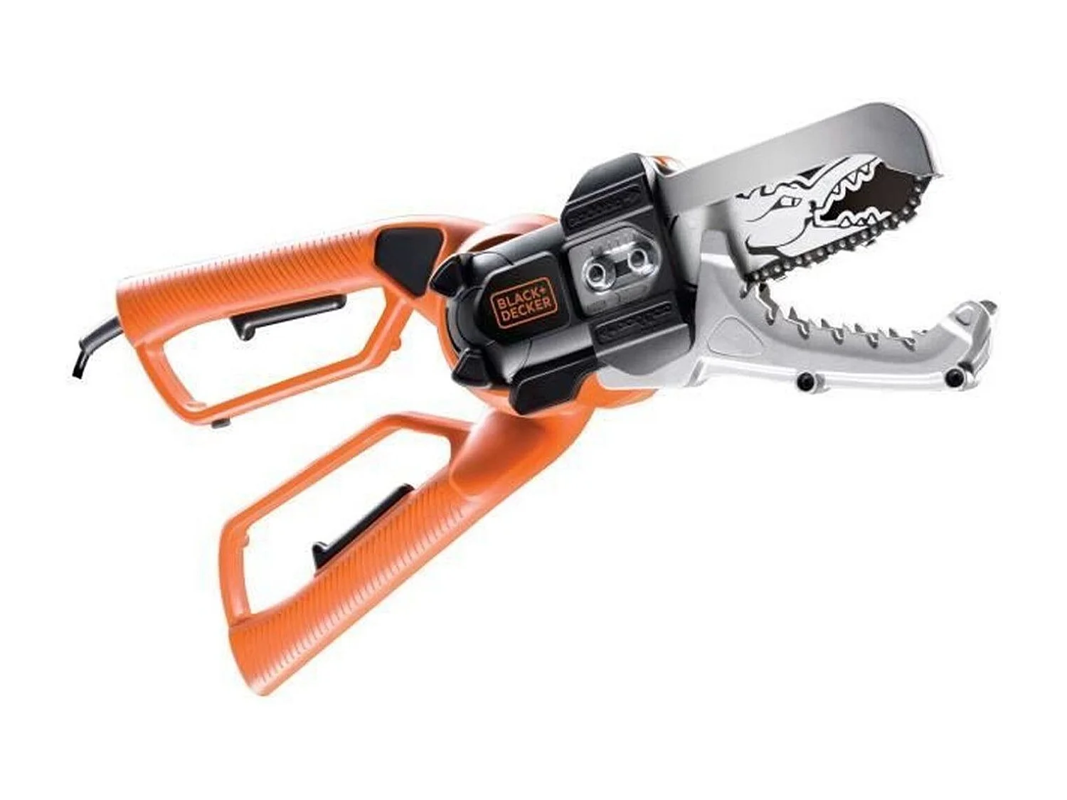 Kabelgebundene Astschere ALLIGATOR GK1000 550W, 15 cm Kette, schneidet Äste bis 10 cm, Sicherheitskettenbremse