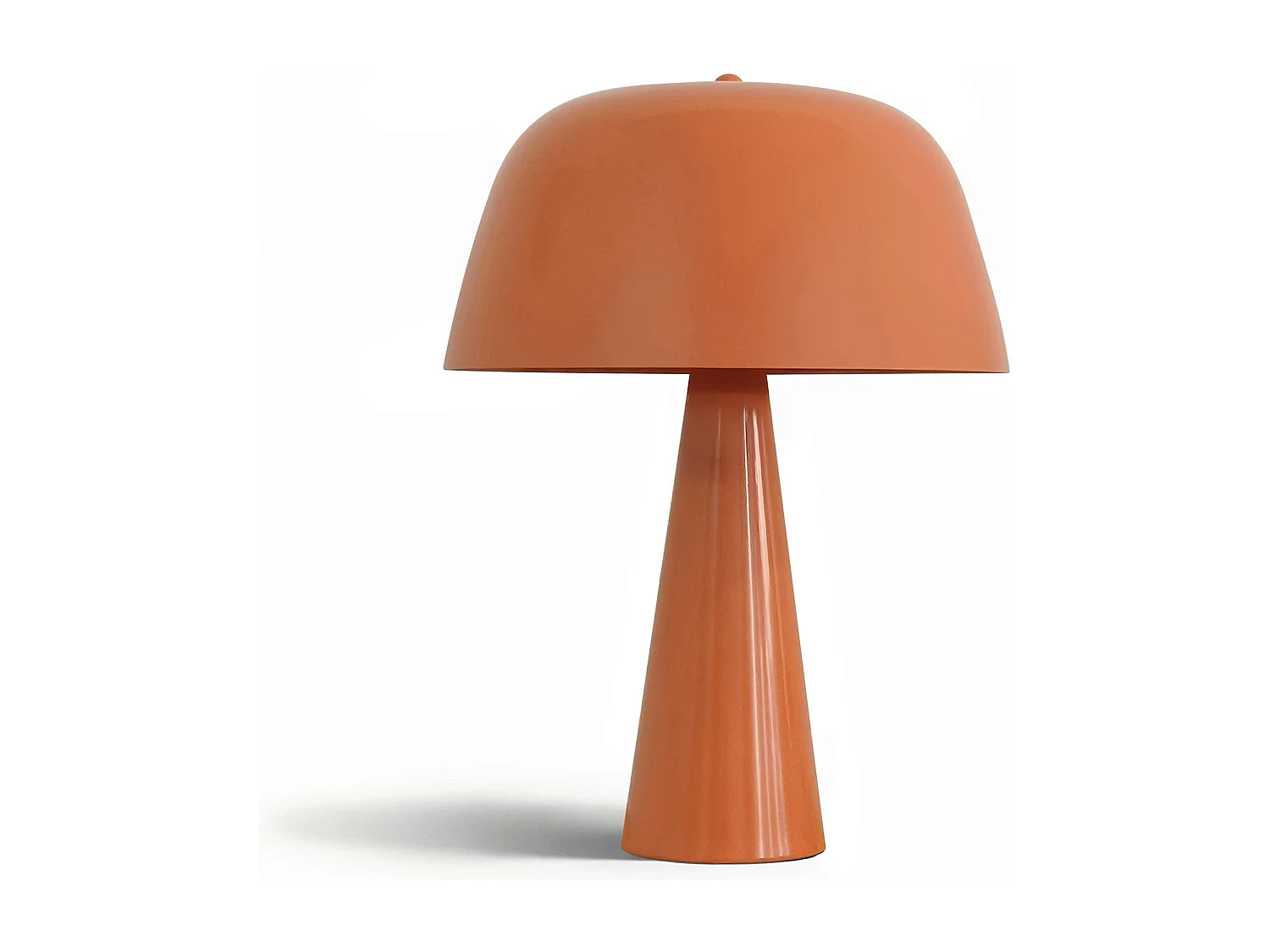 Now's Home - Lampe à Poser En Métal Terracotta  Mat 30x30x40cm Kalysta