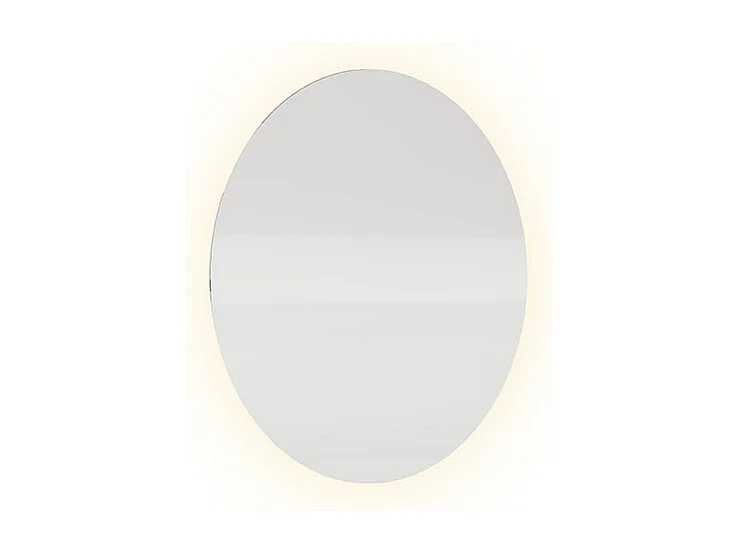 Fil Poli Miroir Rond Lumières Led Rétroéclairées