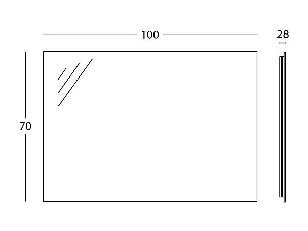 Spiegel Met Gepolijste Rand