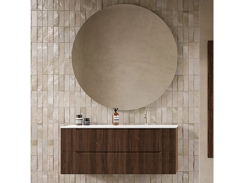 Miroir Rond En Fil Poli