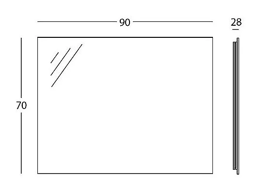 Spiegel Met Gepolijste Rand
