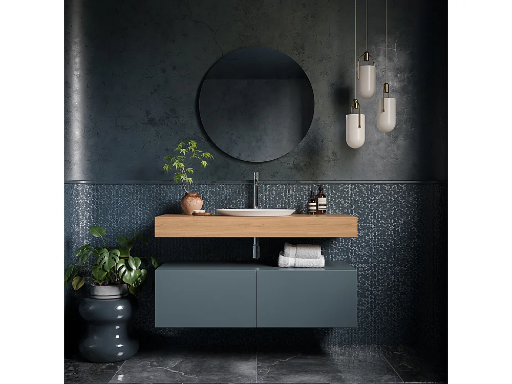 Miroir Rond En Fil Poli