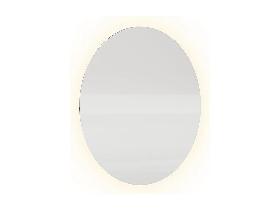 Fil Poli Miroir Rond Lumières Led Rétroéclairées