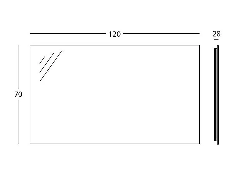 Spiegel Met Gepolijste Rand