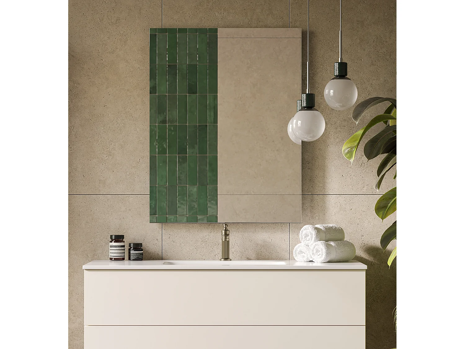 Spiegel Met Gepolijste Rand