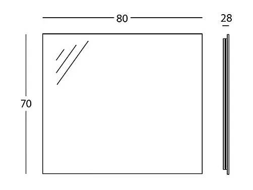 Spiegel Met Gepolijste Rand
