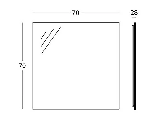 Spiegel Met Gepolijste Rand