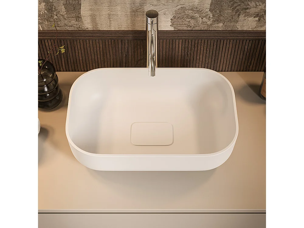 Meuble De Salle De Bain Celyn - 1 Commode Gris Clair - Lavabo Central En Céramique - 32X120