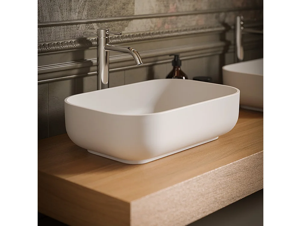 Celyn Badkamerkast - 1 Saliegroene Ladekast - Keramische Centrale Waskom - 32X120