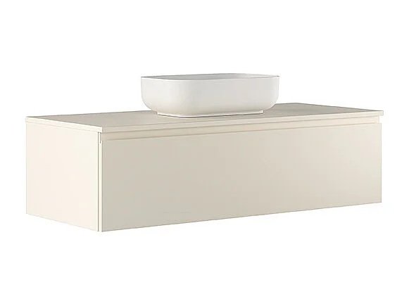 Lumis Badkamerkast - 2 Witte Lades - Plank Van Natuurlijk Eikenhout - 2 Keramische Wastafels - 32X120