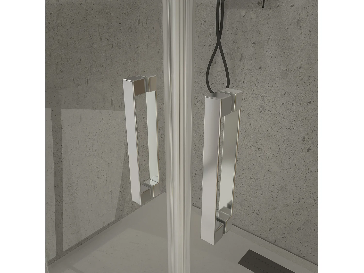 Mampara De Ducha Corredera con Cristal Templado 6 mm – Tratamiento Antical Y Perfil Plata Brillo 191-193 cmAncho Ajustable x 195 cm Alto Con Sistema Hermético