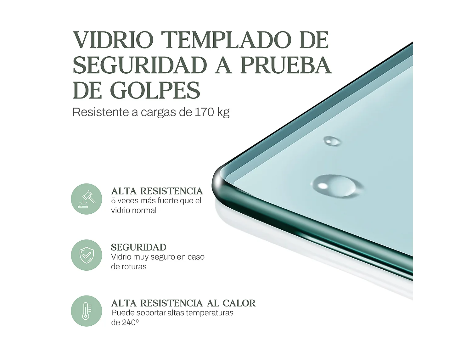 Mampara de Ducha Corredera Angular 1 Puerta + 2 Fijos con Cristal Templado 6 mm Antical Plata Brillo 123,5-128 cm (Lado Puerta) + 72,5-75 cm (Fijo Lateral) x 195 cm