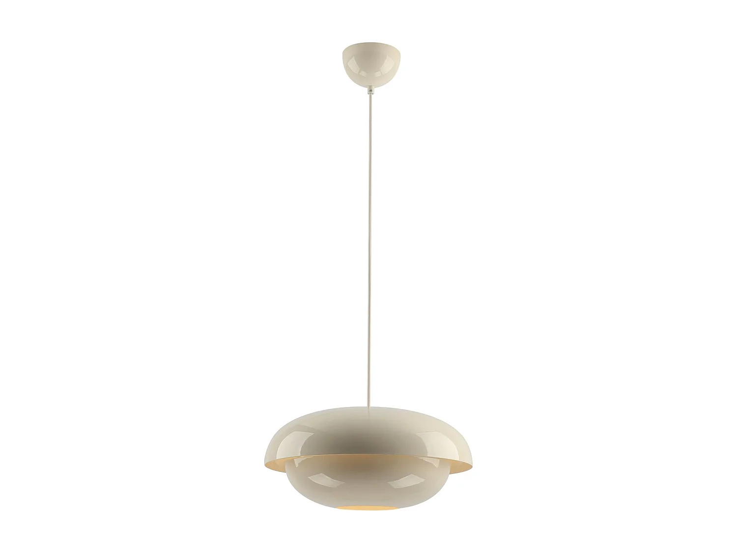 Now's Home - Suspension En Métal écru Brillant 40x40x176.5cm Chloe