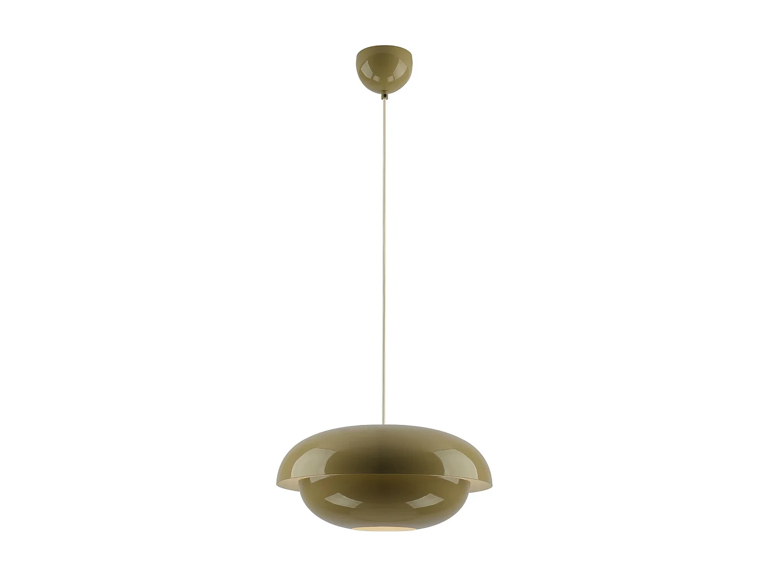 Now's Home - Suspension En Métal Vert Sauge Brillant 40x40x176.5cm Chloe