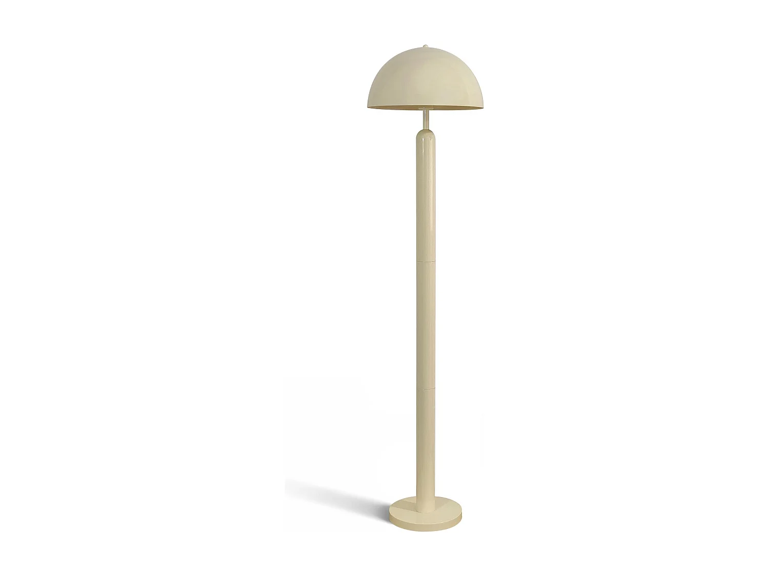 Now's Home - Lampadaire En Métal Crème Brilla Nt 35x35x148cm Kyra