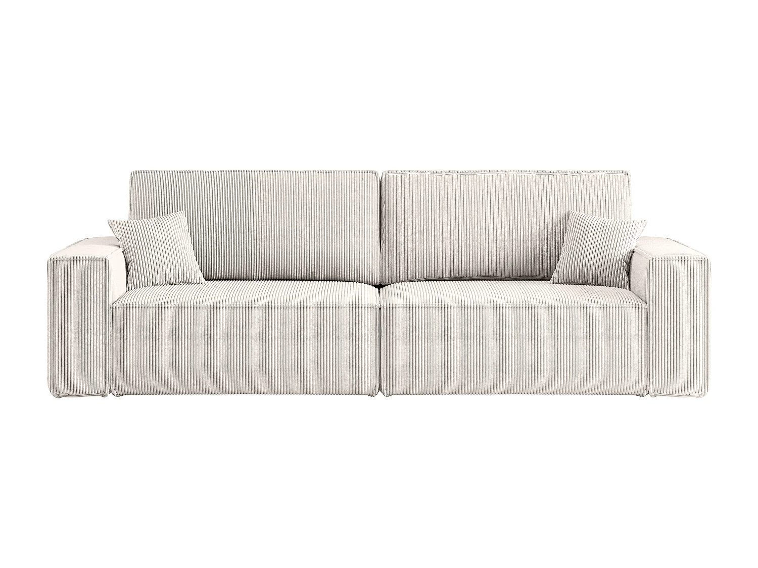 Canapé avec 2 grands coffres de rangement blanc idéal pour le salon, qualité fabricant direct CARLOS – VINOTTI