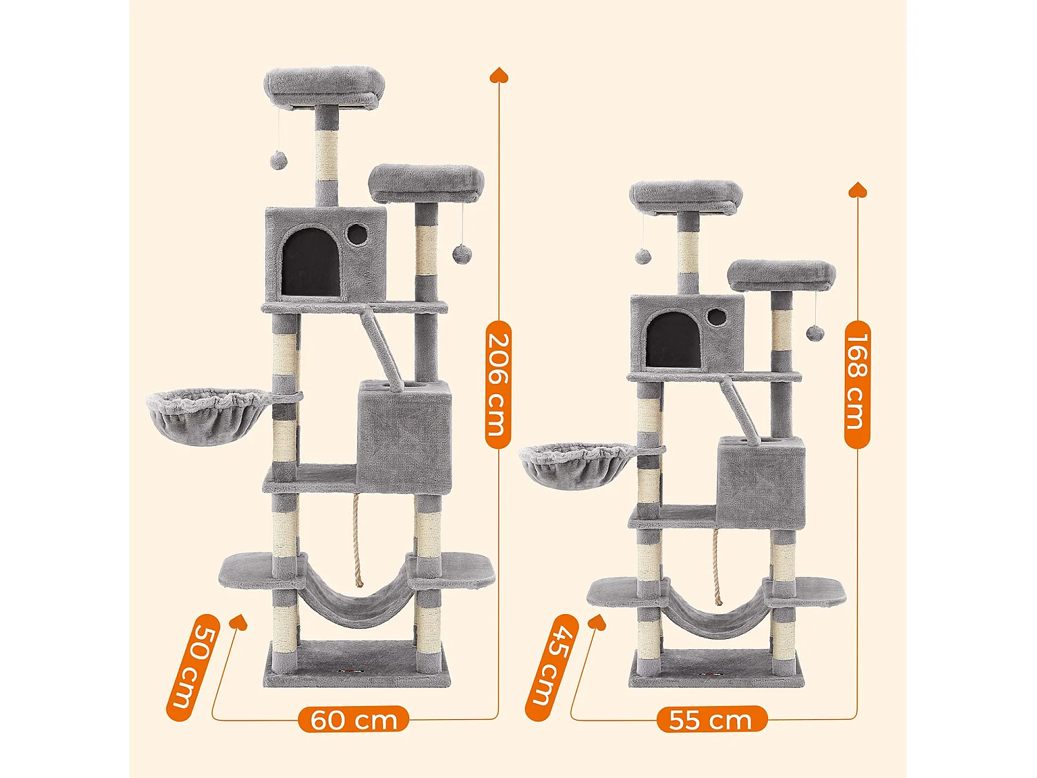 FEANDREA kattetræ PCT165W01
