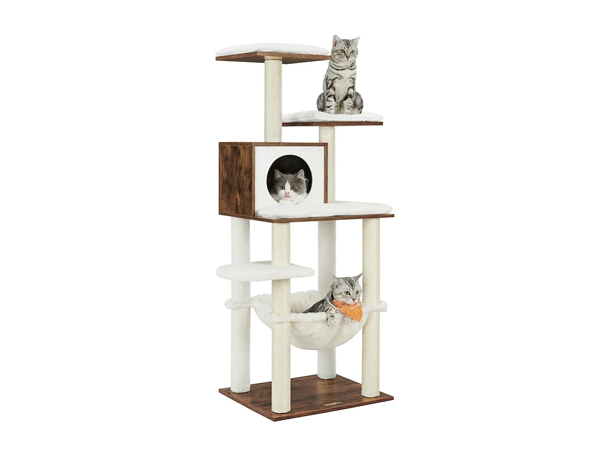 modern Katzenbaum vintagebraun