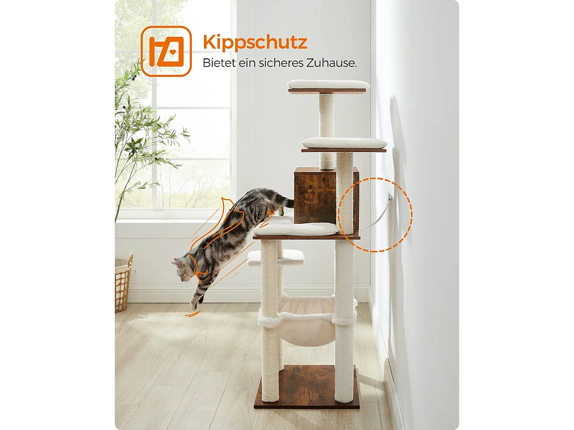 modern Katzenbaum vintagebraun