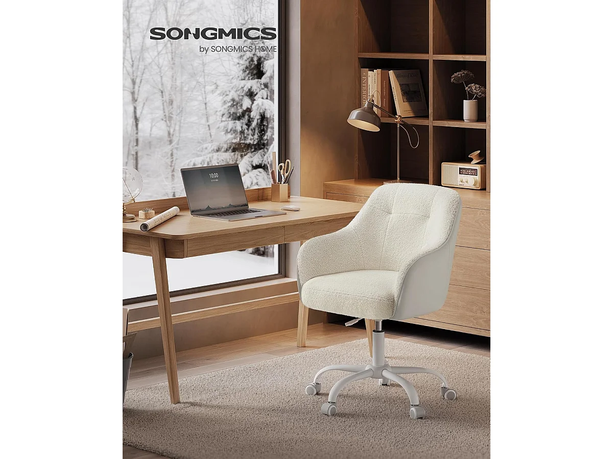 Kontorstol op til 110 kg cappuccino beige