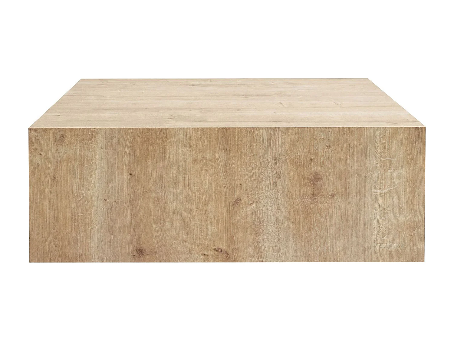 Prizma" MDF salontafel - 90 x 90 x 35 cm - Saffier Eik