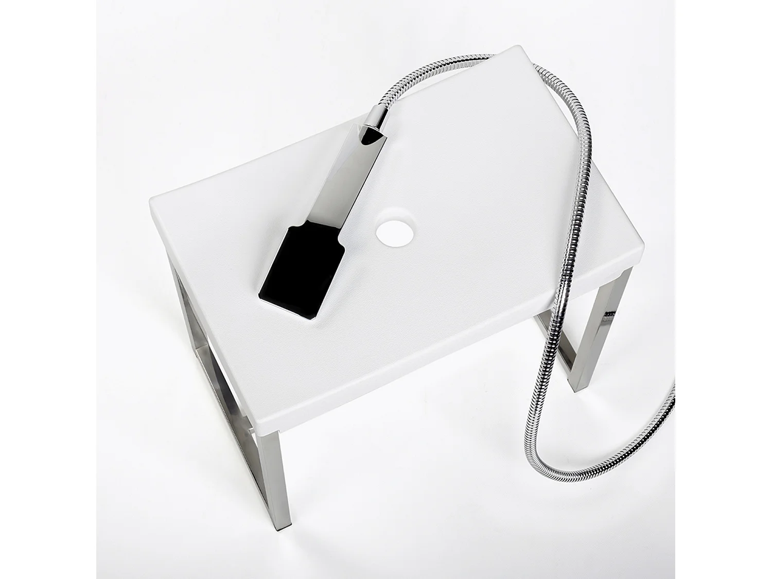 Tabouret de douche 100% inox de salle de bain - SUEDE