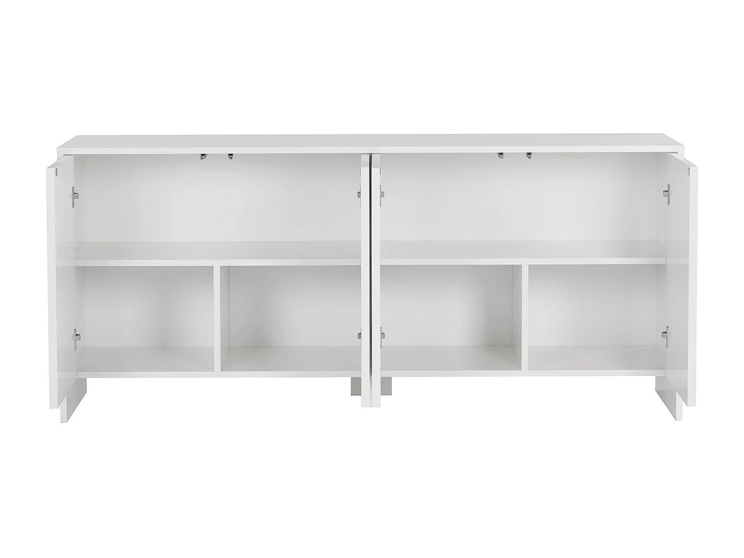 Buffet en bois "Arlen" - 180 x 45 x 80 cm - Blanc