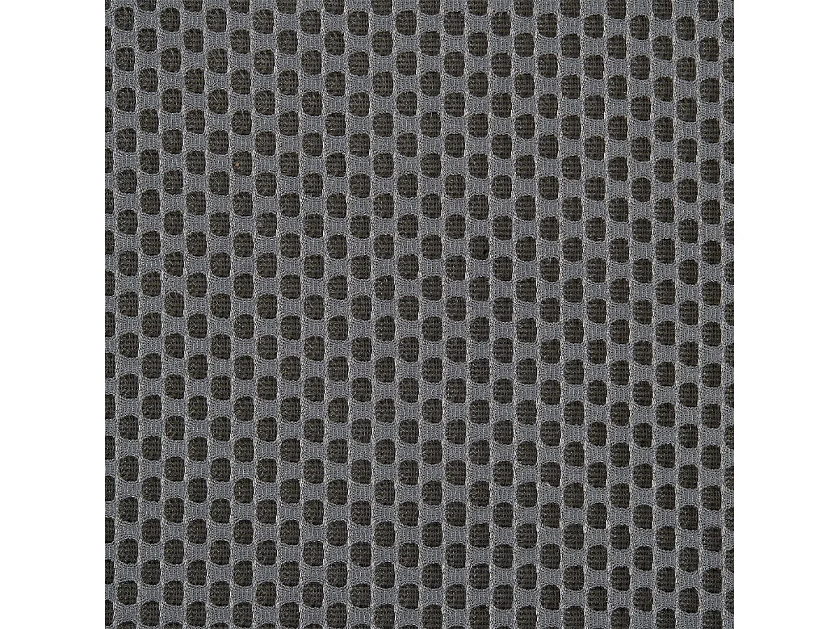 Lot de 6 chaises en tissu texturé maille 3D gris - ELECTRON